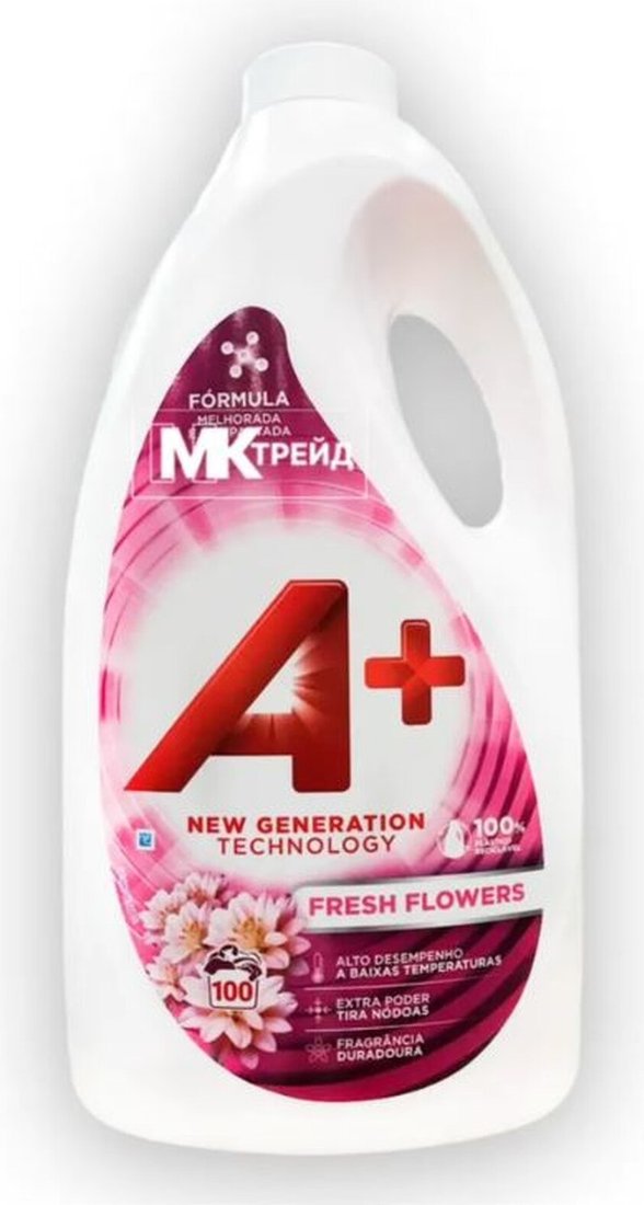 

Гель для стирки A+ Fresh Flowers Универсальный (4.5 л)