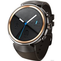 Умные часы ASUS ZenWatch 3 Gunmetal case/Brown rubber band [WI503Q]