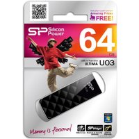 USB Flash Silicon-Power Ultima U03 Black 64GB (SP064GBUF2U03V1K)