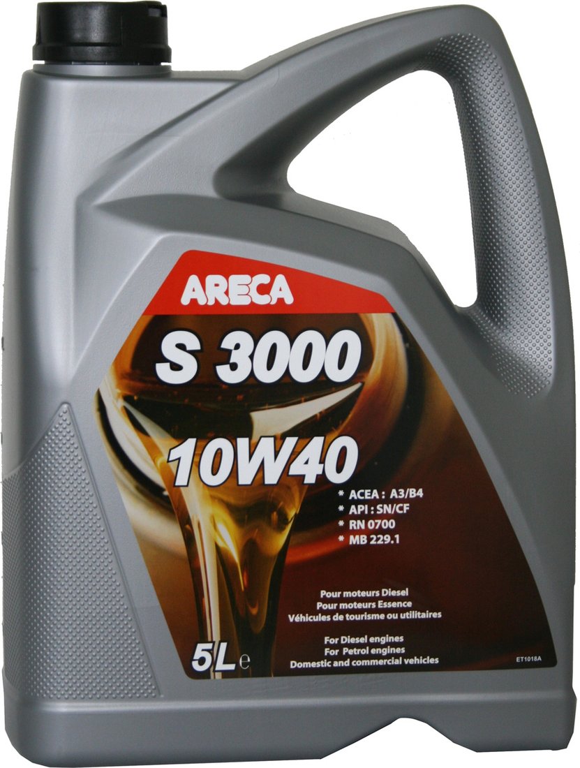 

Моторное масло Areca S3000 10W-40 5л [12102]