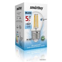 Светодиодная лампочка SmartBuy G45 Filament E27 5 Вт 4000 К [SBL-G45F-5-40K-E27]