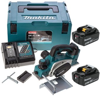Рубанок Makita DKP180RTJ (с 2-мя АКБ, кейс)