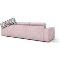 Угловой диван Rivalli Дискавери + оттоманка левая (Bravo Light Brown)