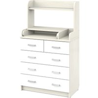 Детский комод Атон Мебель Сириус-2 Полка 805 ЛДСП (бодега светлая/белый)