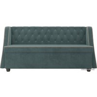 Диван Лига диванов Лофт 104546 (велюр, бирюзовый)