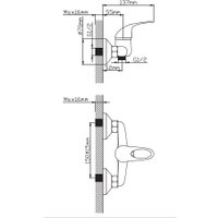 Смеситель Diadonna Д20-150