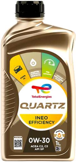 Моторное масло Total Quartz Ineo Efficency 0W-30 1л