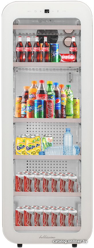 Однокамерный торговый холодильник Meyvel MD105-White