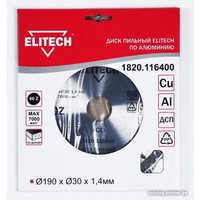 Пильный диск ELITECH 1820.116400