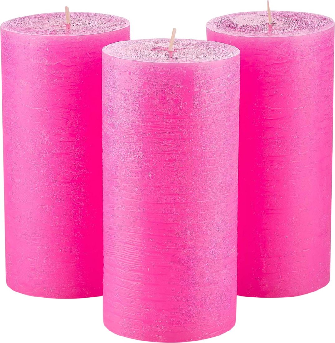 

Набор свечей Мелт 150 мм (3 шт, розовый)