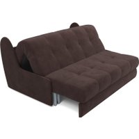 Диван Мебель-АРС Аккордеон Барон №2 ППУ 180x200 (велюр молочный шоколад НВ-178/13)