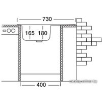 Кухонная мойка Kromevye Bianсa EC 150 D