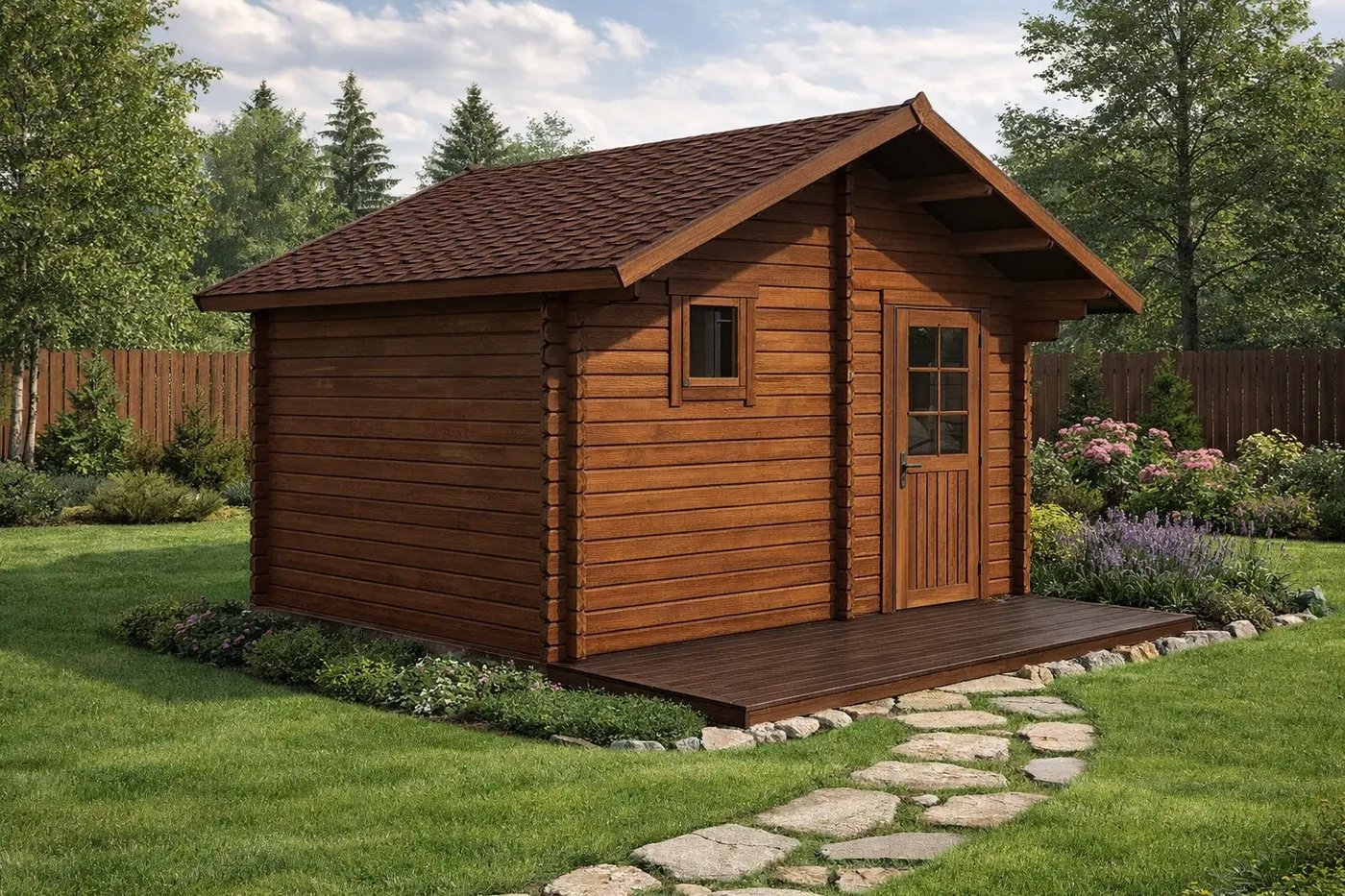 Русская баня Woods из бруса Орша