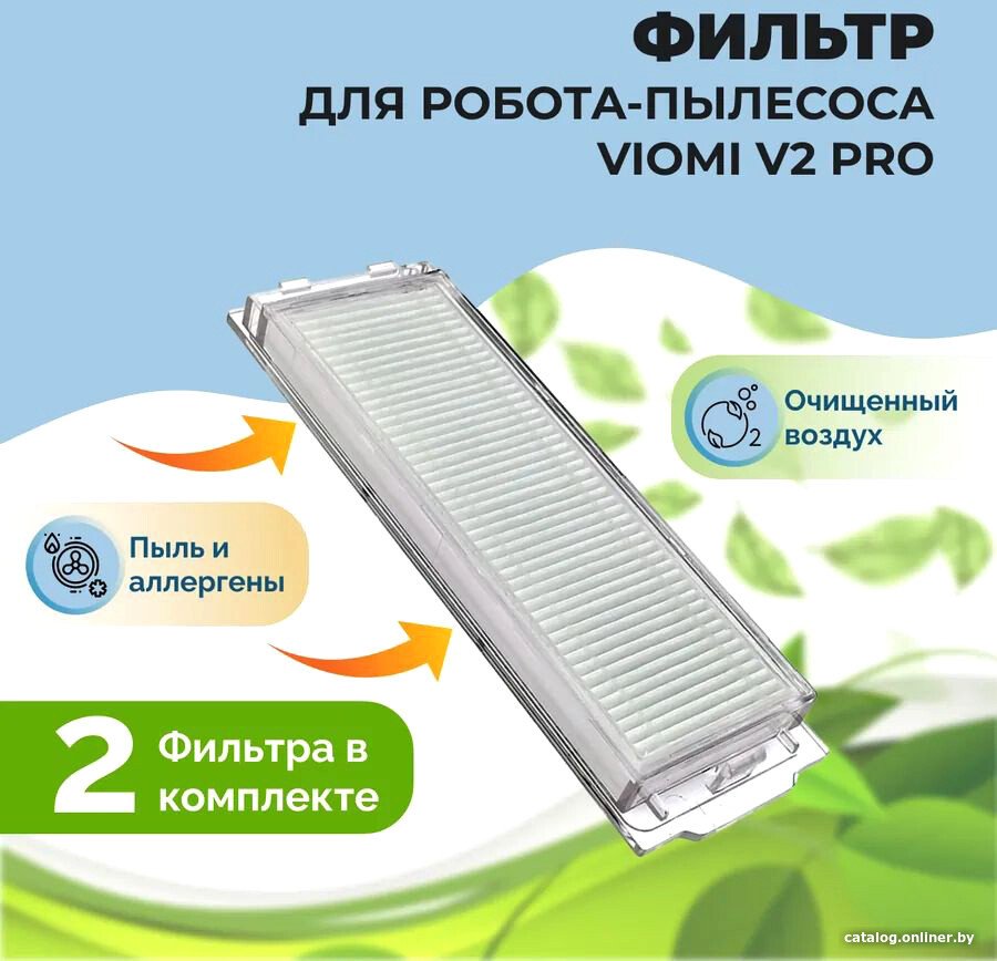HEPA-фильтр USBTOP для Viomi V2 Pro (2 шт) 558509