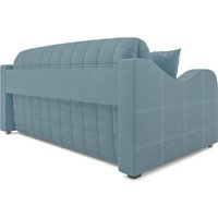 Диван Мебель-АРС Аккордеон Барон №4 ППУ 120x200 (голубой Luna 089)