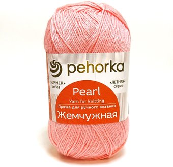 Пряжа для вязания Пехорка Жемчужная 031 100 г 425 м (розовый)