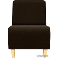 Интерьерное кресло Brioli Руди Д (рогожка, J5 коричневый/светлые ножки)
