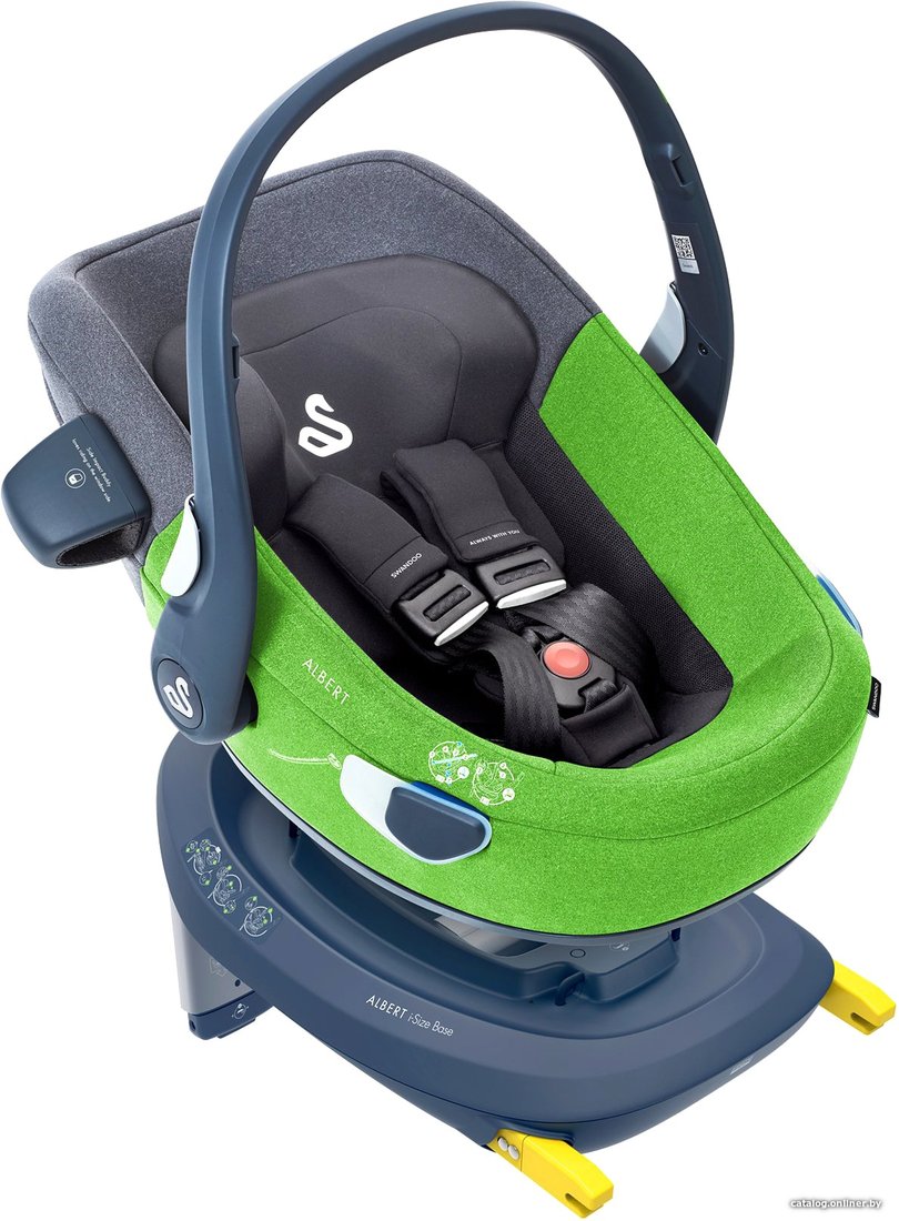 Детское автокресло Swandoo Albert (lime/sesame grey)