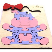 Мозаика/пазл Деревянный город Корова П031-ANT