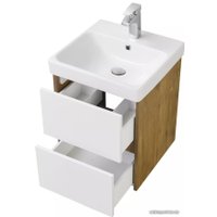  Акватон Тумба с умывальником Сканди 45 1A2516K0SDZ90 (белый/дуб рустик)