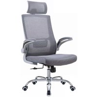 Офисное кресло SitUp Vista Grey chrome (сетка Grey/Grey)