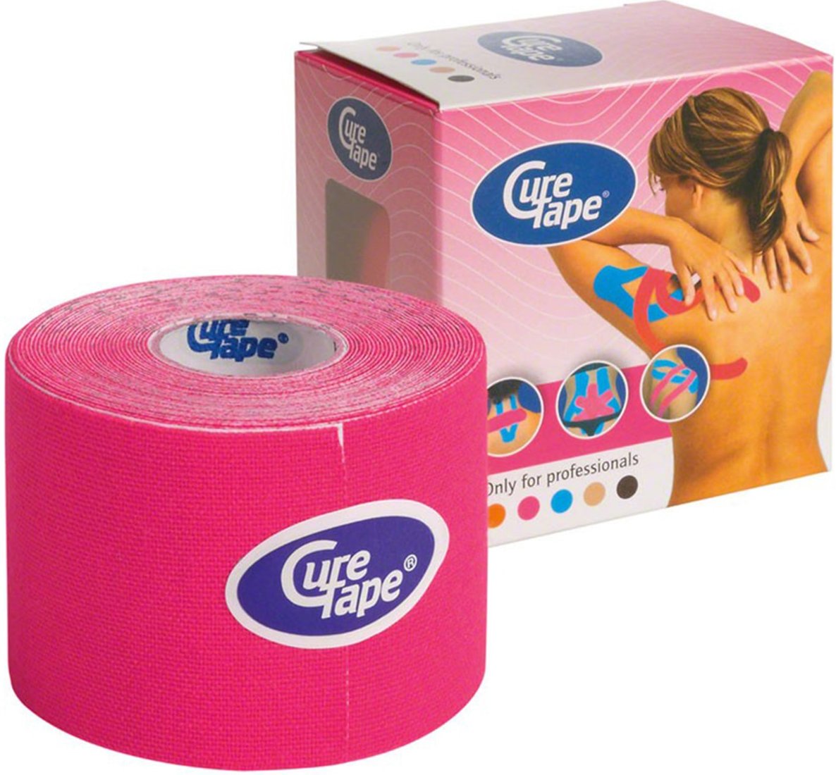

Тейп CureTape Classic 160165 (розовый)
