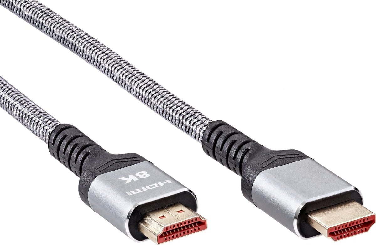 

Кабель AOPEN ACG859A-3 HDMI - HDMI (3 м, серый)