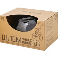 Cпортивный шлем Shulz Kids Bubble LED S (черный)