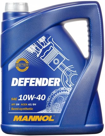 Моторное масло Mannol Defender 10W-40 5л