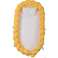 Матрас-кокон Farfello Косы L5 (желтый)