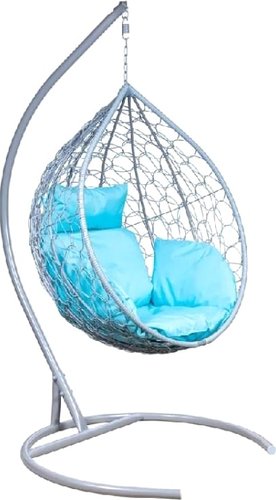 Подвесное кресло Leset Эва (серый металлик)