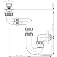 Сифон Plast Brno EU40340