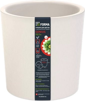 Кашпо Полимербыт Genius 4376707
