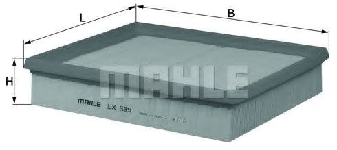 

Воздушный фильтр Mahle Knecht LX539