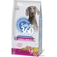 Сухой корм для собак Pet360 Salute 360 Dog Adult Medium/Maxi с индейкой и ячменем 12 кг