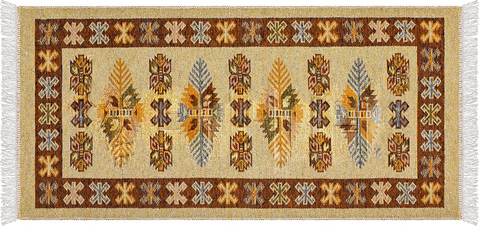 

Ковер для жилой комнаты Shahintex Etno Icarpet 120x180 001 455436 (янтарь)