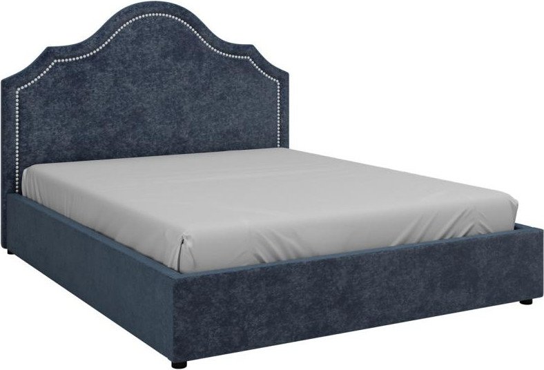 

Кровать Bravo Мебель Оливия 160х200 без ПМ стандарт 5 вариант (сапфировый)