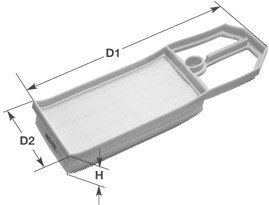 

Воздушный фильтр Clean filters MA3114