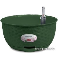 Вазон Stefanplast 75613 30х14.5 (темно-зеленый)