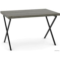 Кухонный стол TMB Loft Кросс Дуб 1200x600 40 мм (угольный серый)