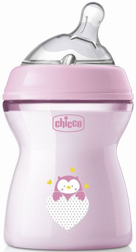 Chicco Nursery Natural Feeling 00081323100000 (250 мл, розовый)