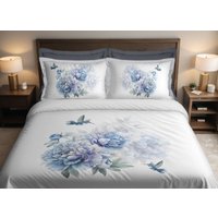 Евро комплект постельного белья ЧПТУП "АЛетто" Евро Колибри серый