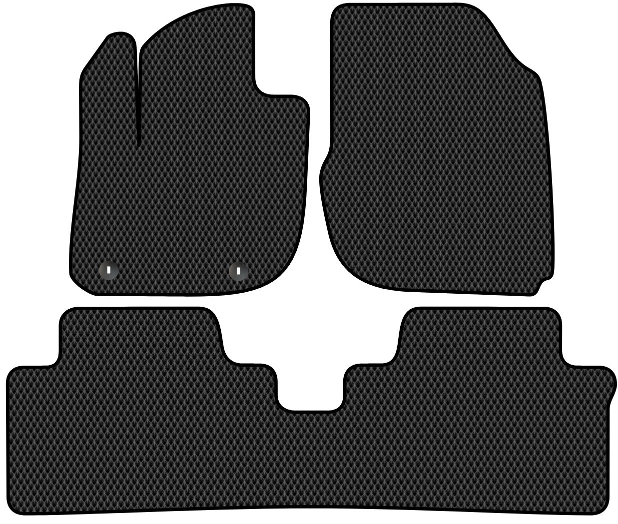 

Комплект ковриков для авто Alicosta Honda e:NP1 I (suv / электро) 2022 - Н.В. (черный, ромб)