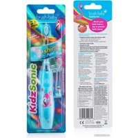 Электрическая зубная щетка Brush-Baby KidzSonic Flamingo