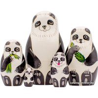 Развивающая игра Брестская Фабрика Сувениров Медведь панда (набор 5 шт)