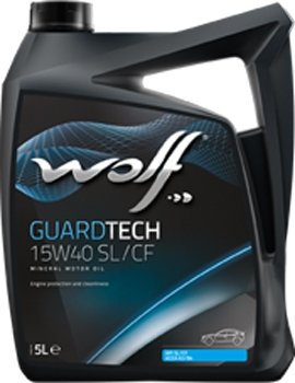 

Моторное масло Wolf GuardTech 15W-40 SL/CF 5л