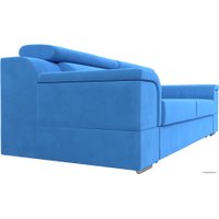 Диван Лига диванов Лига-003 117105 (велюр голубой)