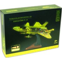 Конструктор Zhe Gao GZ2016 Золотая коллекция Истребитель J-20 в Лиде