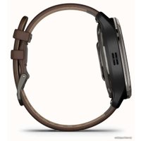 Умные часы Garmin Venu 2 Plus (черный/коричневый)