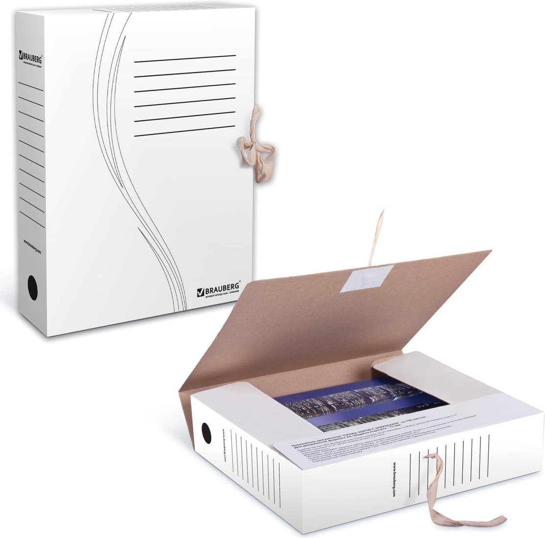 

Папка для бумаг BRAUBERG 124850 (белый)
